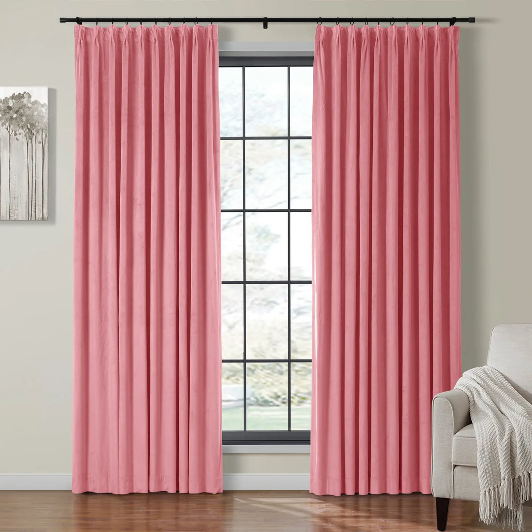 Leon Velvet Curtain Pinch Pleat