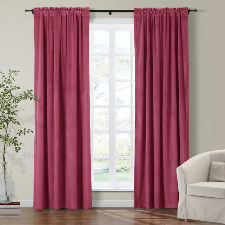 Leon Velvet Curtain 4-In-1