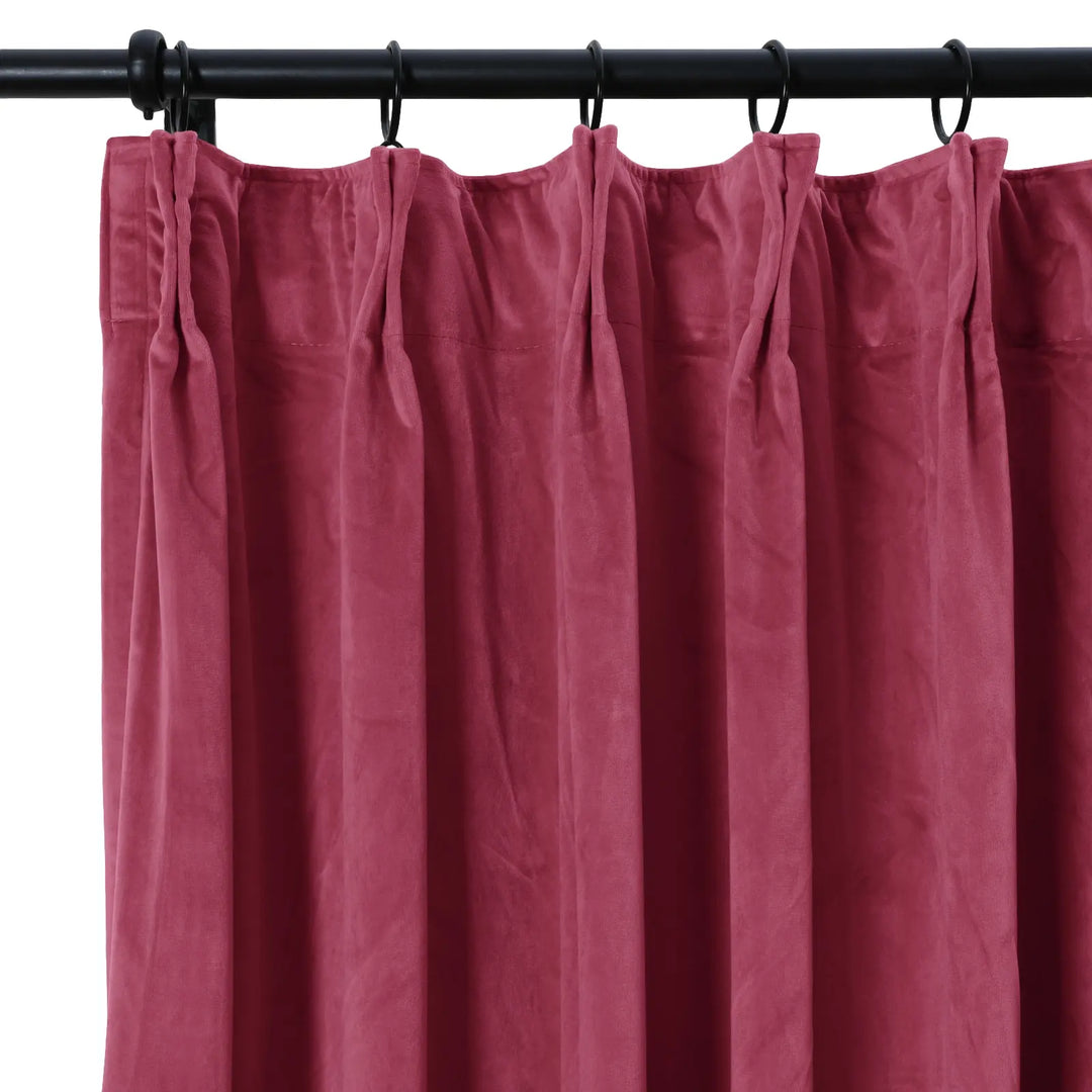 Leon Velvet Curtain Pinch Pleat