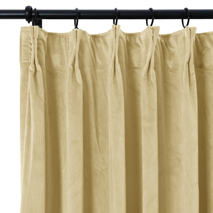 Leon Velvet Curtain Pinch Pleat