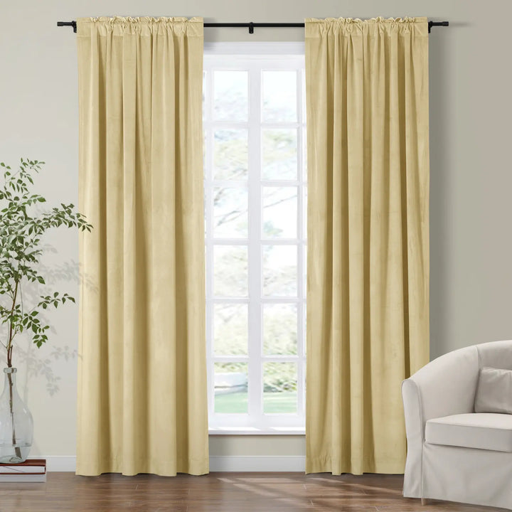 Leon Velvet Curtain 4-In-1