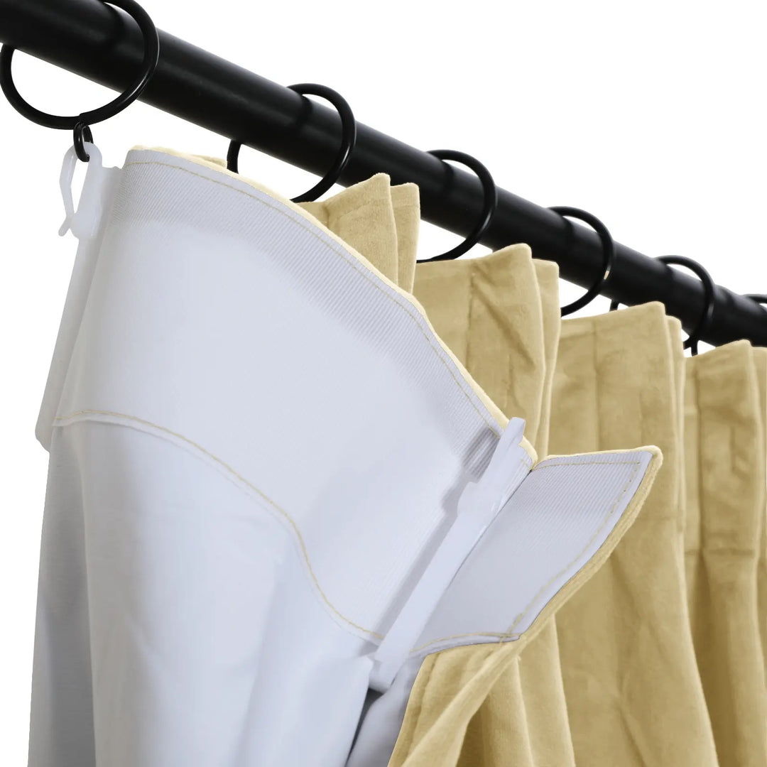 Leon Velvet Curtain Pinch Pleat