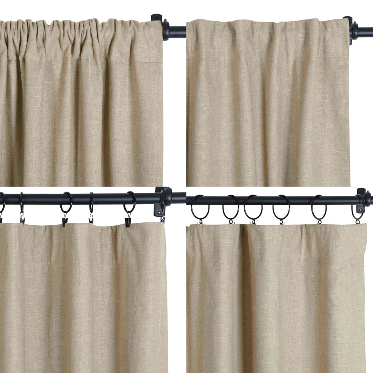 Tallis Linen Curtain 4-In-1