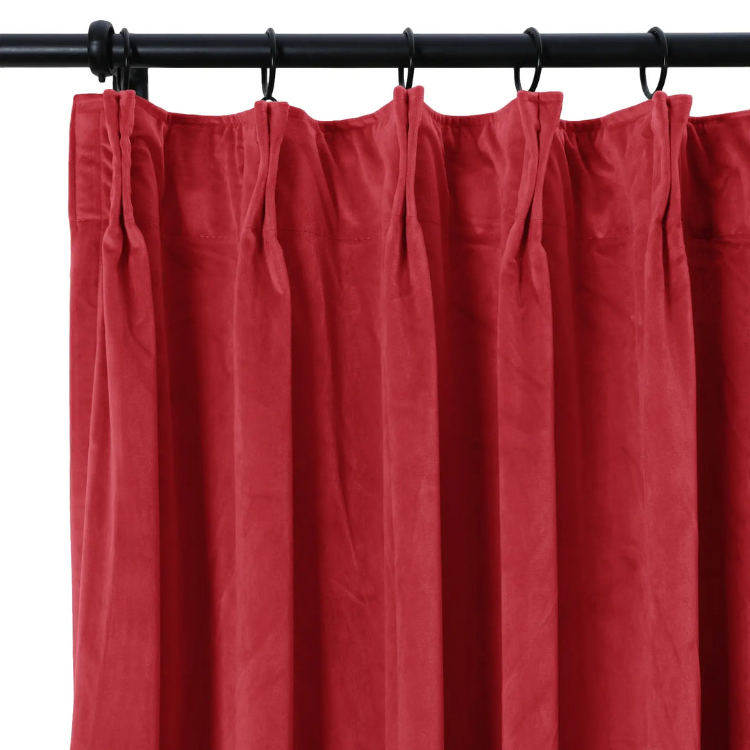 Leon Velvet Curtain Pinch Pleat