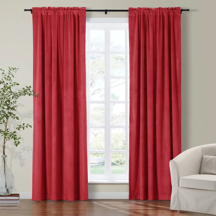 Leon Velvet Curtain 4-In-1