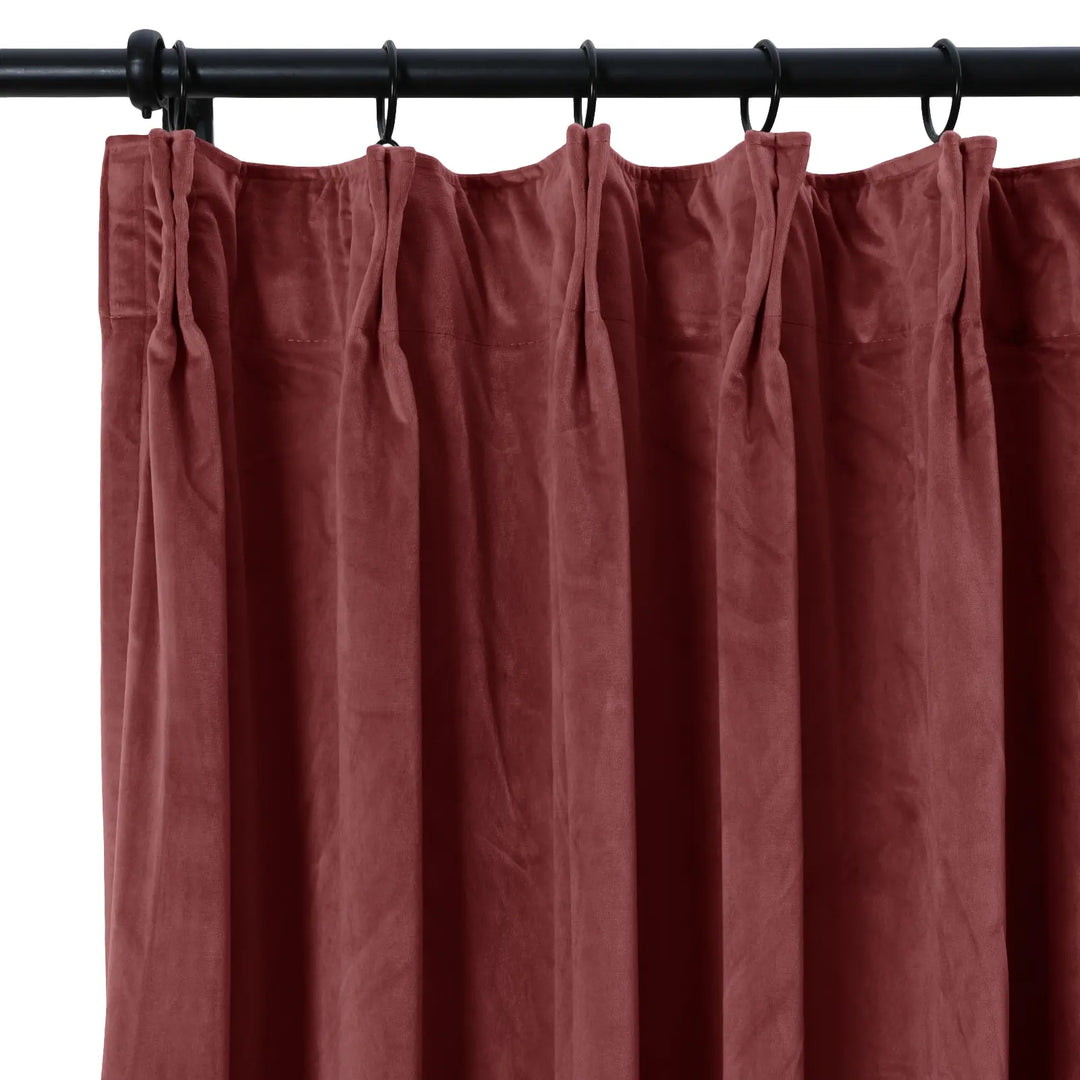 Leon Velvet Curtain Pinch Pleat
