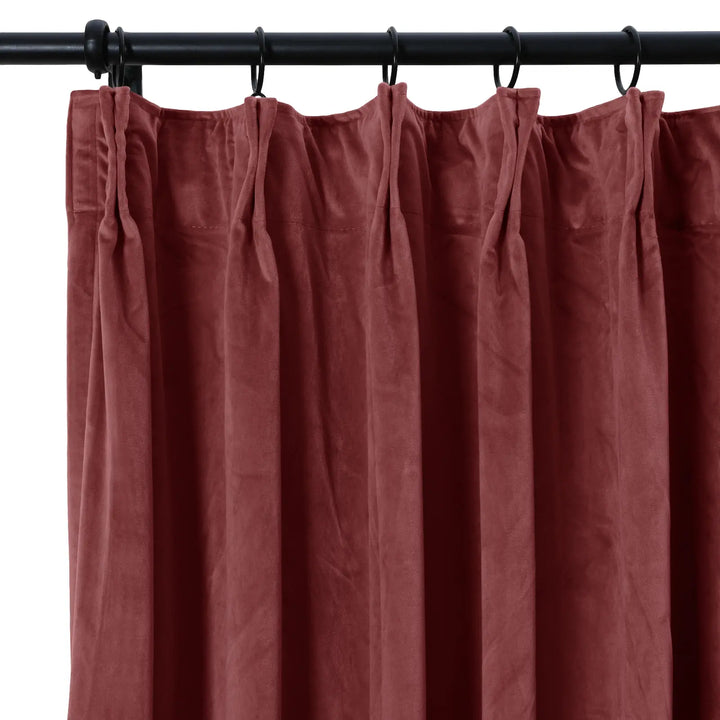 Leon Velvet Curtain Pinch Pleat