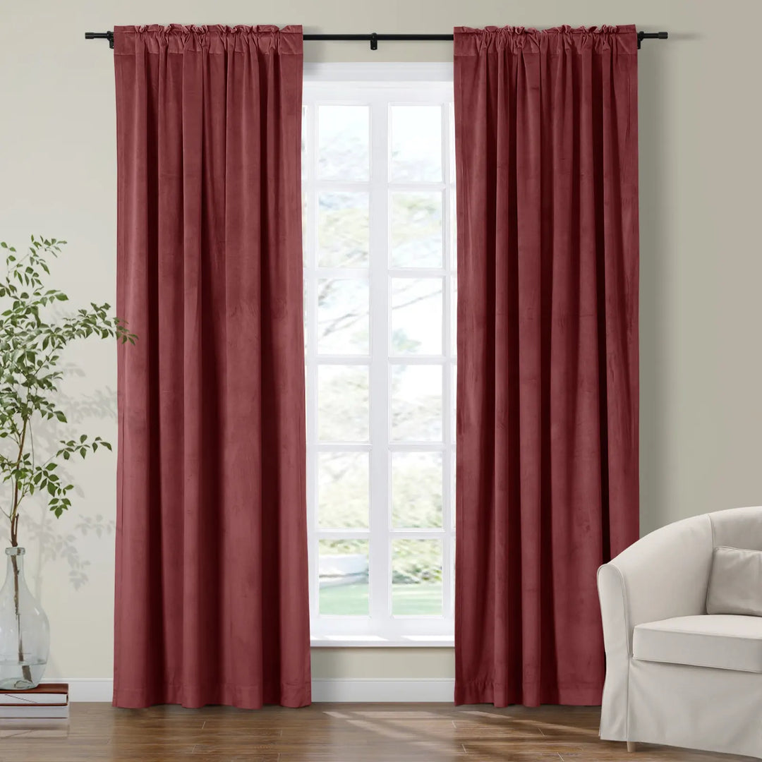 Leon Velvet Curtain 4-In-1