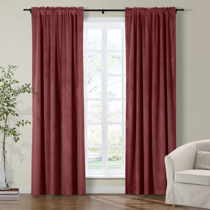 Leon Velvet Curtain 4-In-1