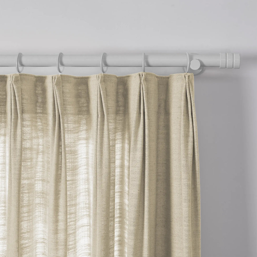 Tallis Linen Curtain Parisian Pleat