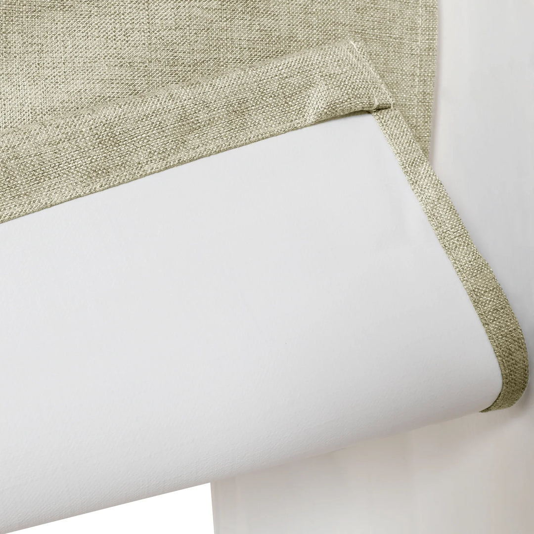 Nash Polyester Linen Blackout Roman Shade Cordless