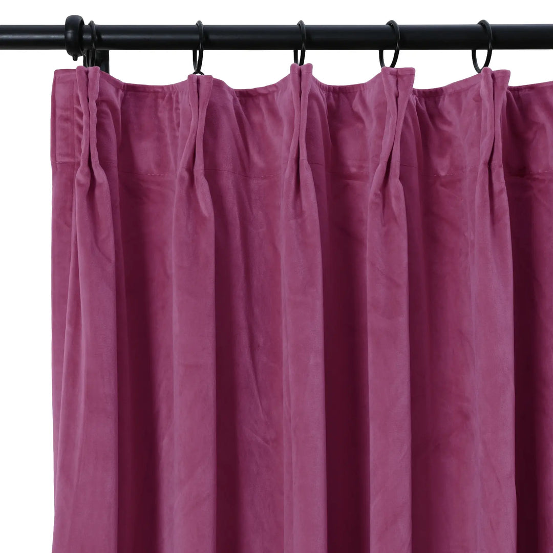 Leon Velvet Curtain Pinch Pleat