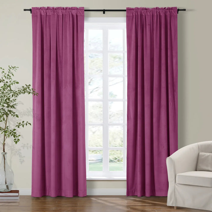 Leon Velvet Curtain 4-In-1