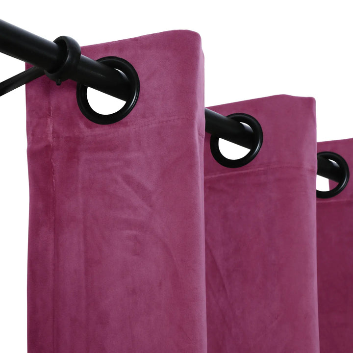 Leon Velvet Curtain Grommet