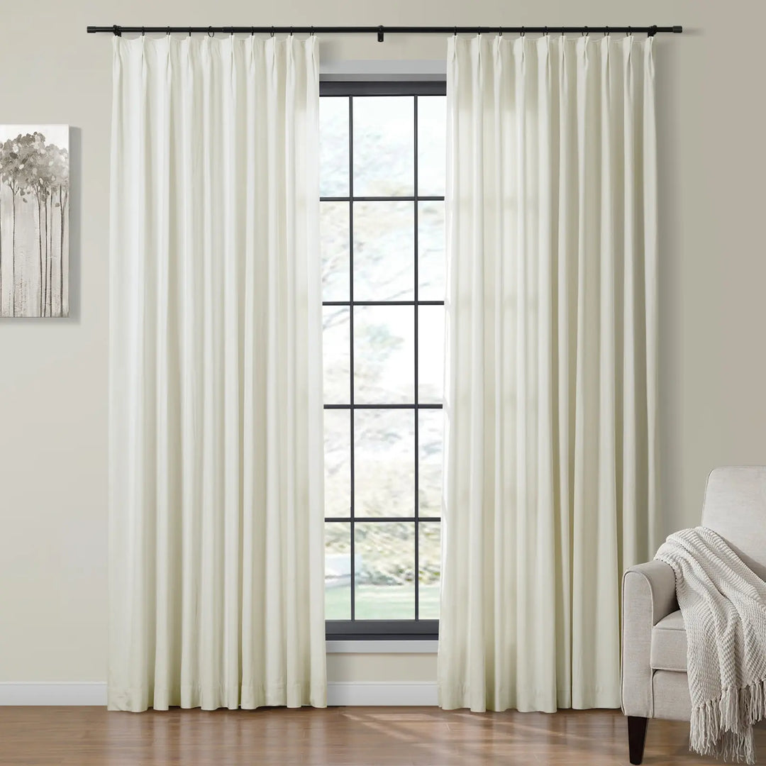 Leon Velvet Curtain Pinch Pleat