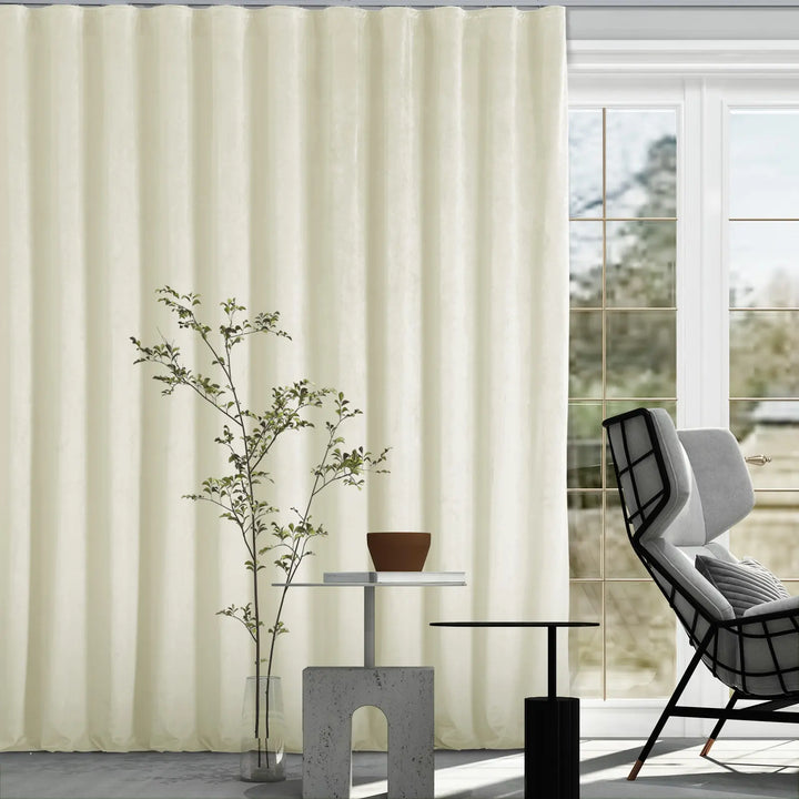 Leon Velvet Curtain Ripple Fold