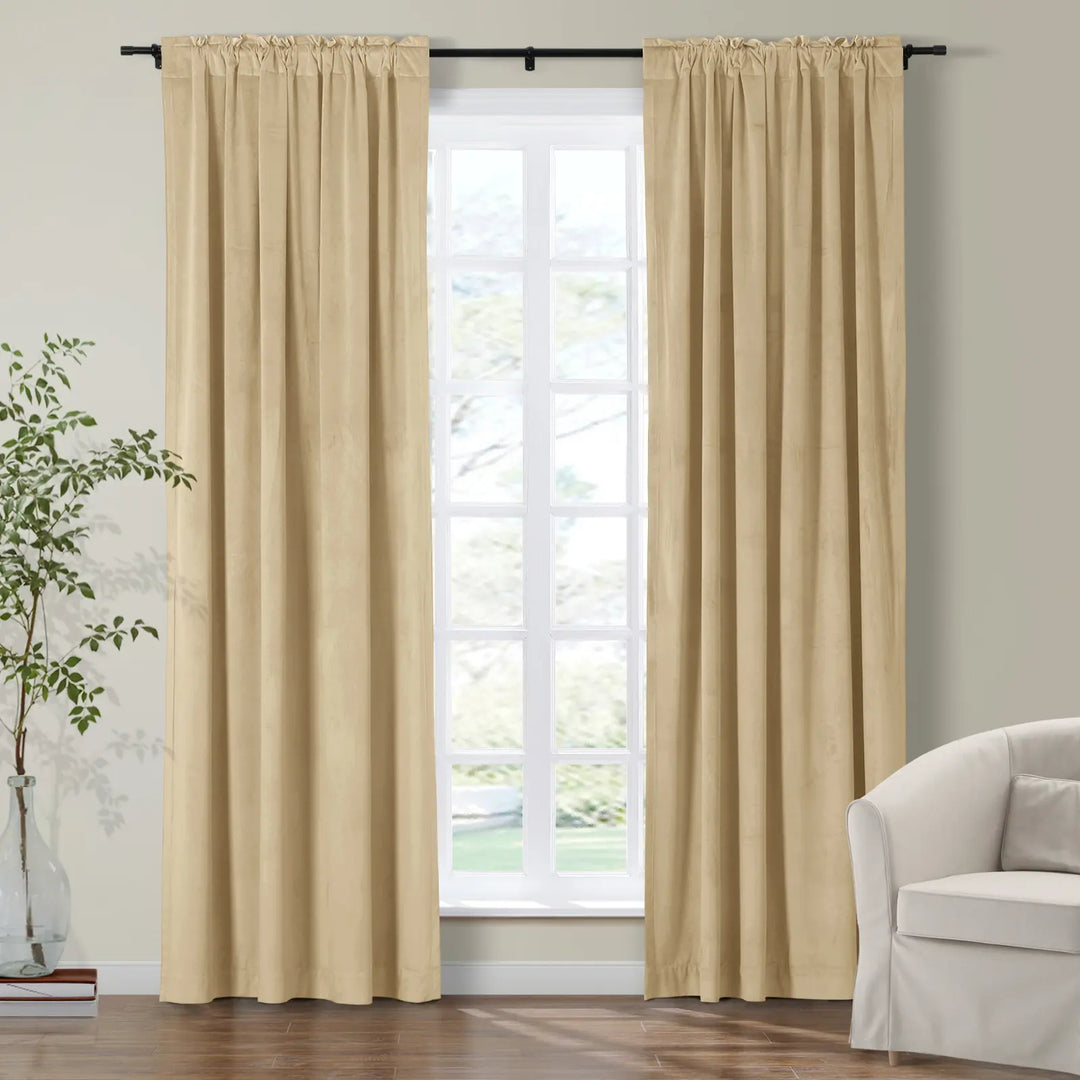 Leon Velvet Curtain 4-In-1