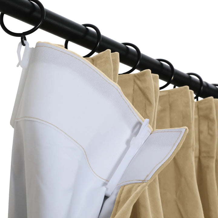Leon Velvet Curtain Pinch Pleat