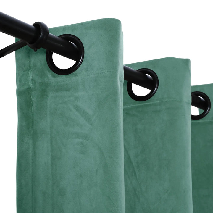 Leon Velvet Curtain Grommet