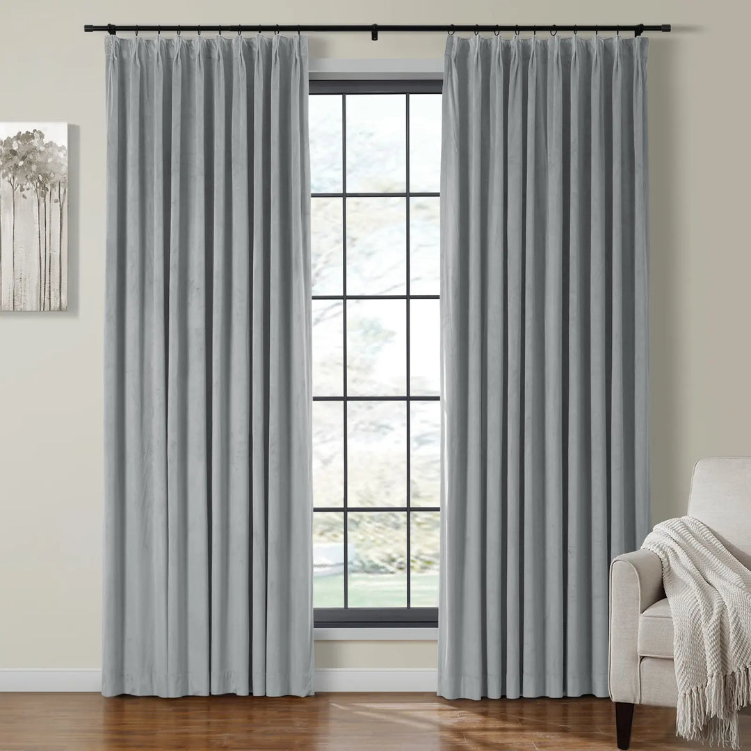 Leon Velvet Curtain Pinch Pleat