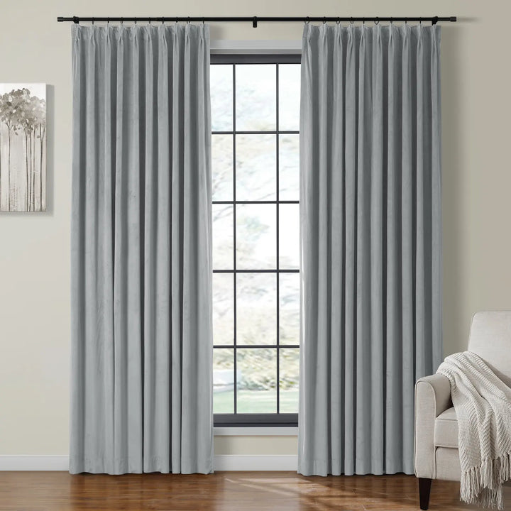 Leon Velvet Curtain Pinch Pleat