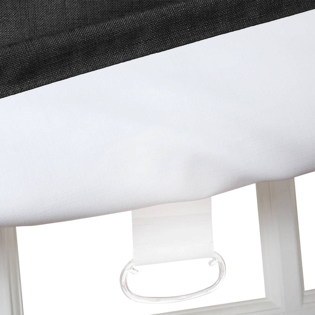 Nash Polyester Linen Blackout Roman Shade Cordless