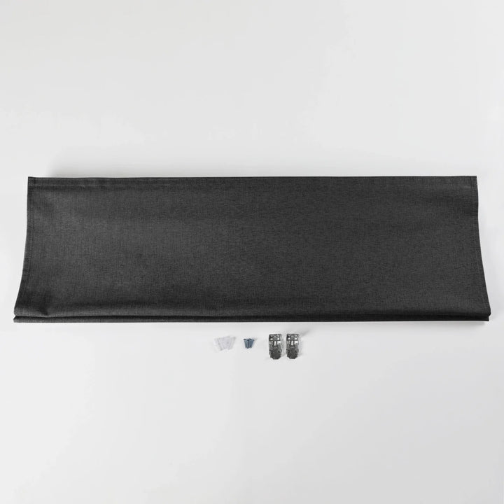 Nash Polyester Linen Blackout Roman Shade Cordless