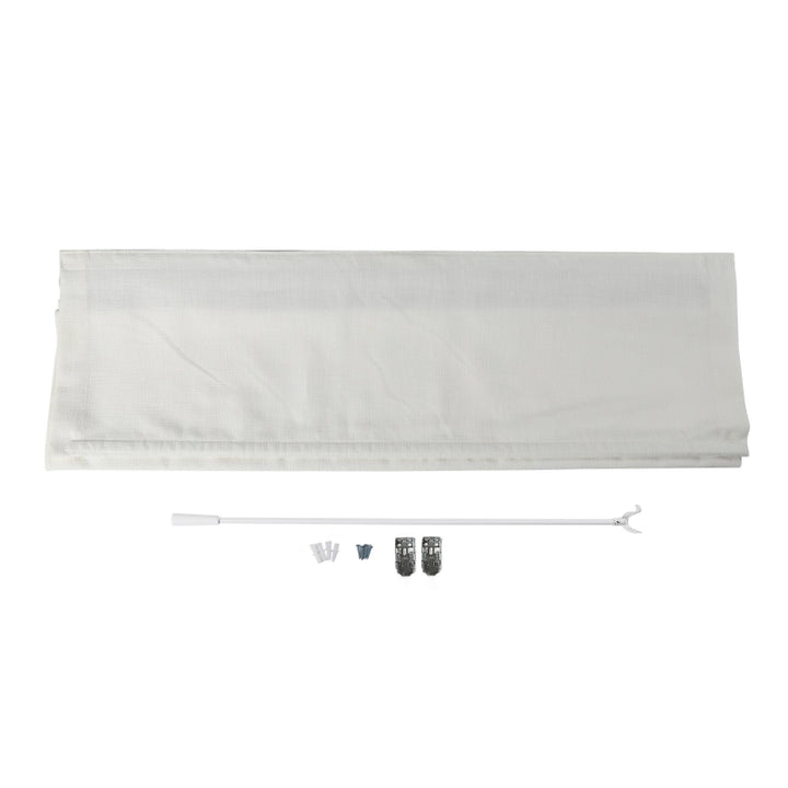 Chadmade Cary Linen Cordless Plain Roman Roman Shade