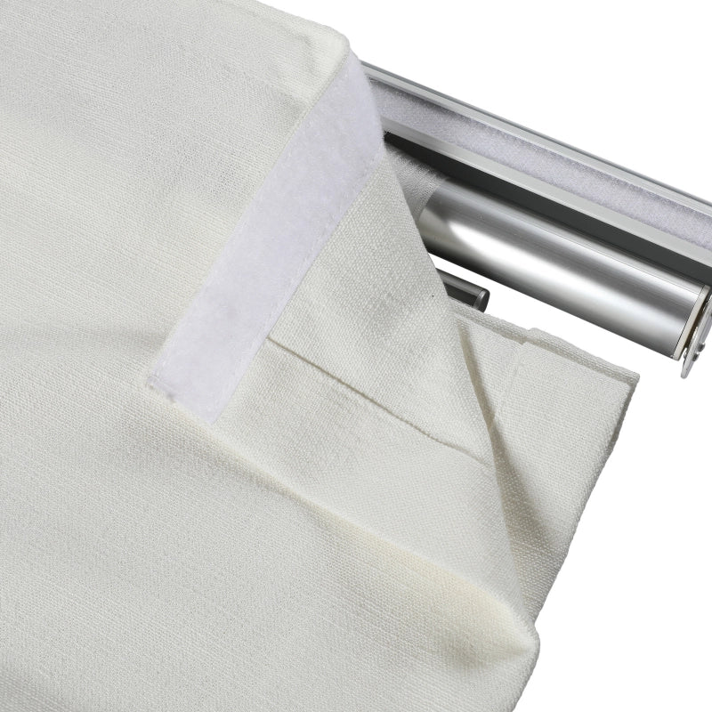 Chadmade Cary Linen Cordless Plain Roman Roman Shade