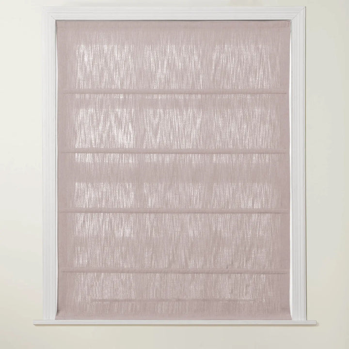 Chadmade Cary Linen Cordless Plain Roman Roman Shade