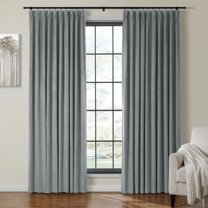 Leon Velvet Curtain Pinch Pleat