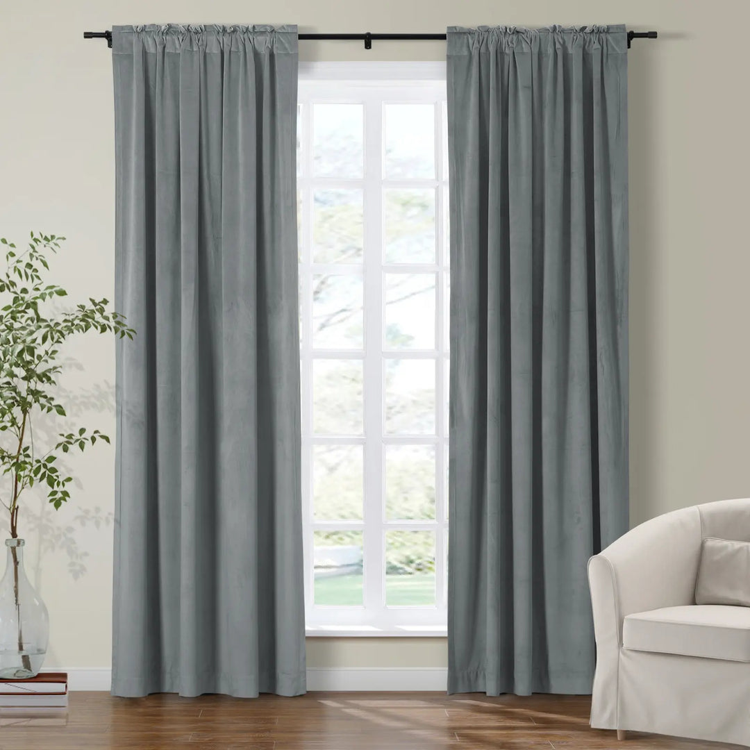 Leon Velvet Curtain 4-In-1