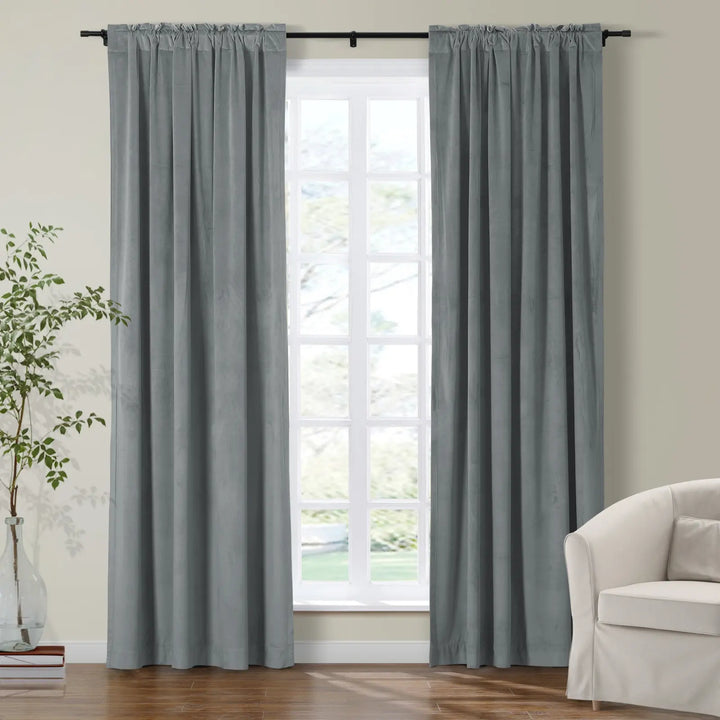 Leon Velvet Curtain 4-In-1