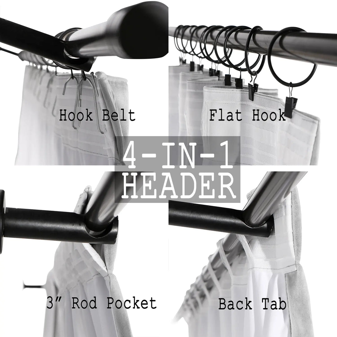 Leon Velvet Curtain 4-In-1