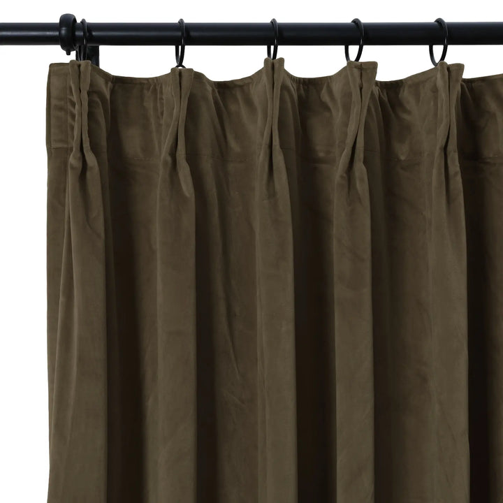 Leon Velvet Curtain Pinch Pleat