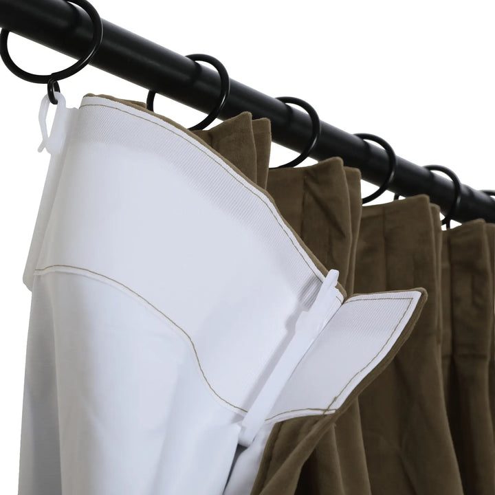 Leon Velvet Curtain Pinch Pleat