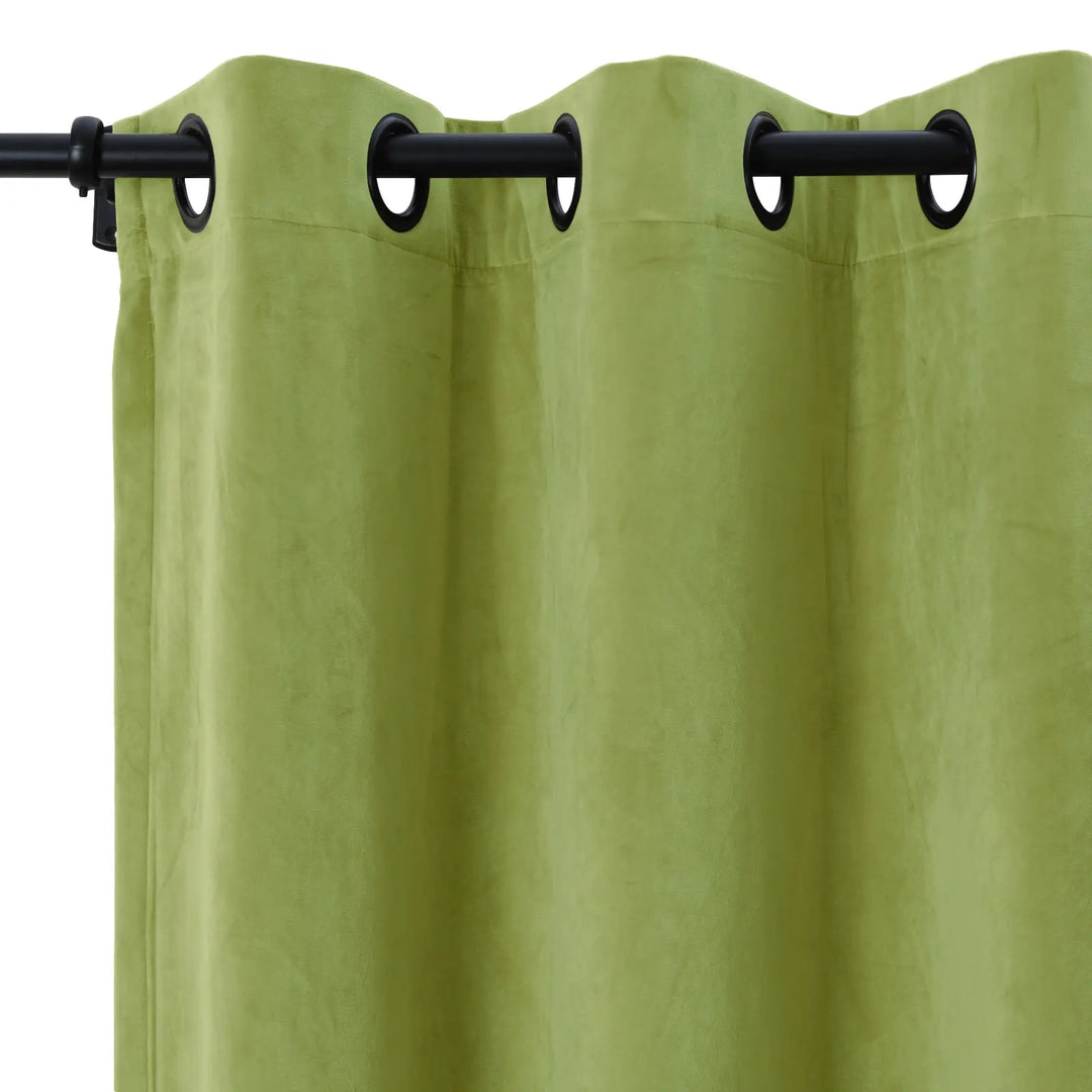 Leon Velvet Curtain Grommet