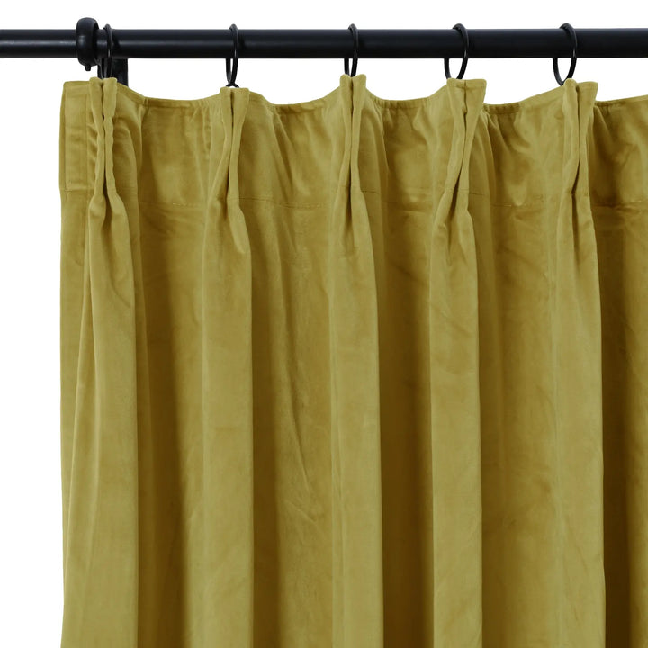 Leon Velvet Curtain Pinch Pleat