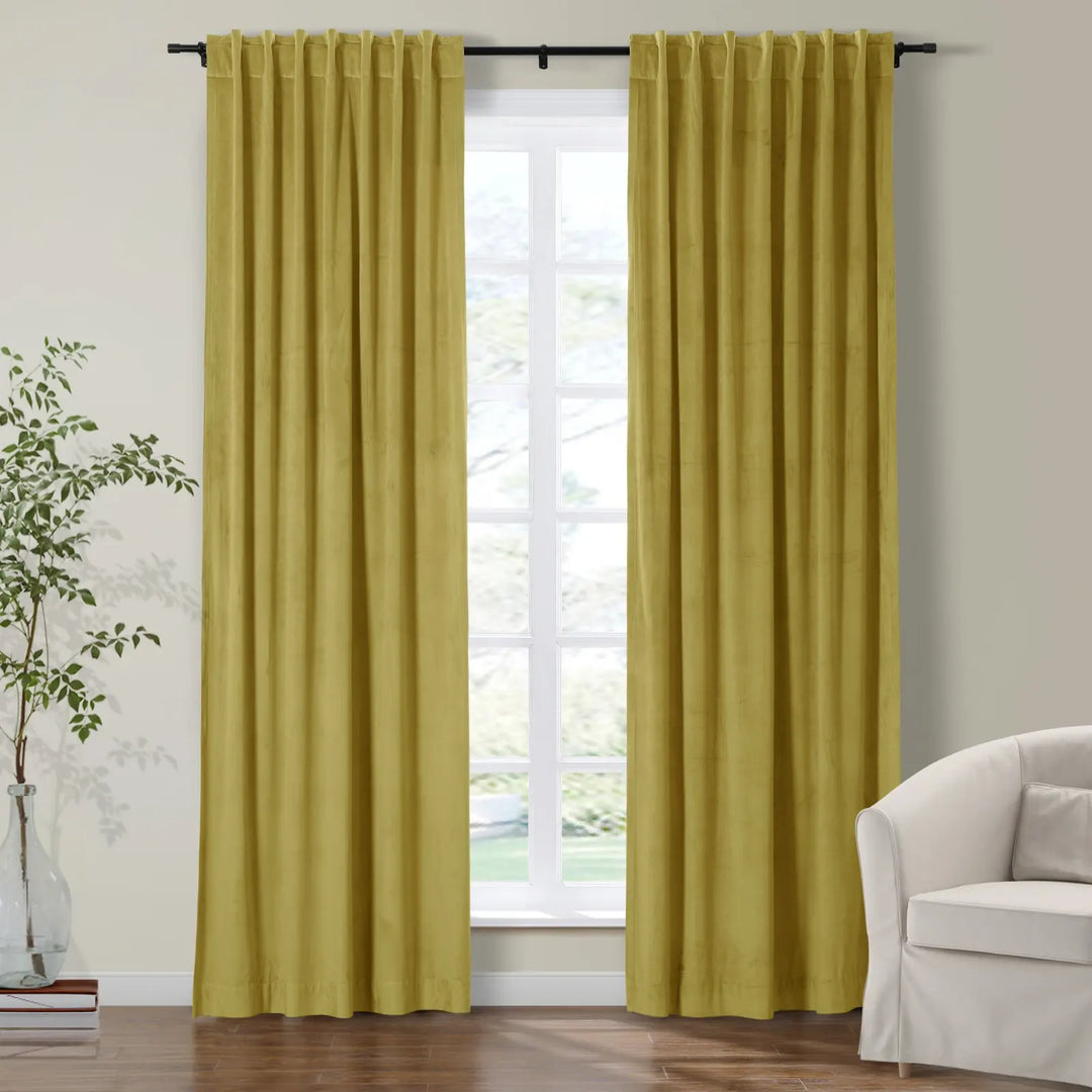 Leon Velvet Curtain 4-In-1