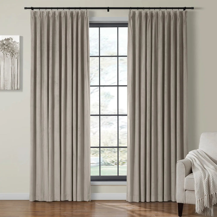 Leon Velvet Curtain Pinch Pleat