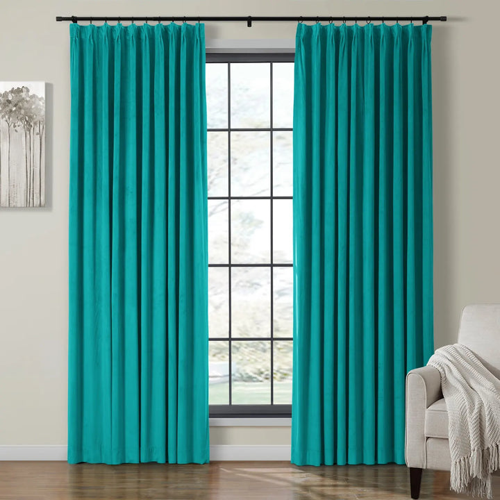 Leon Velvet Curtain Pinch Pleat