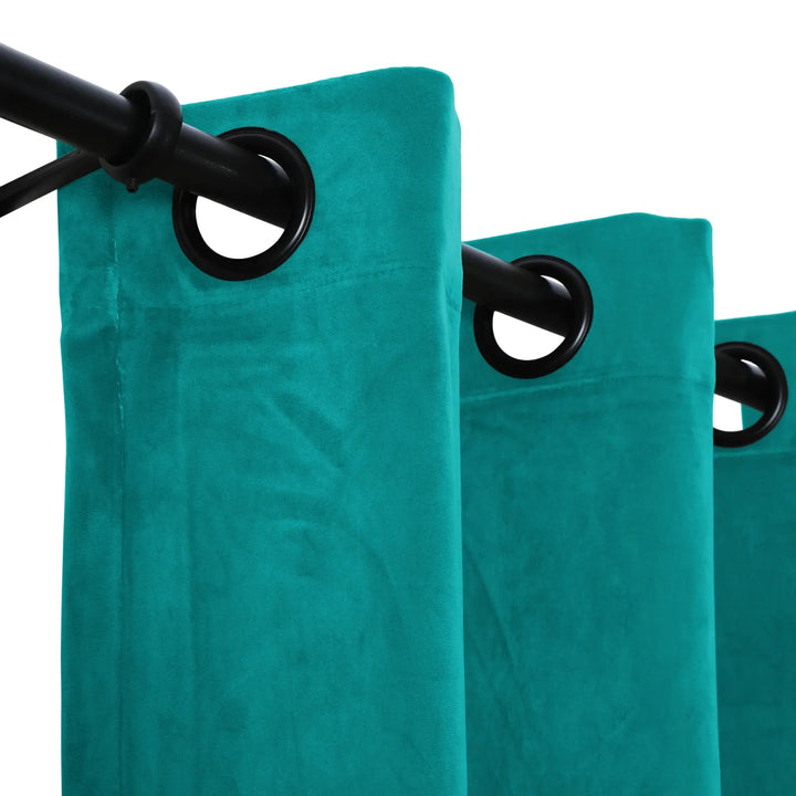 Leon Velvet Curtain Grommet