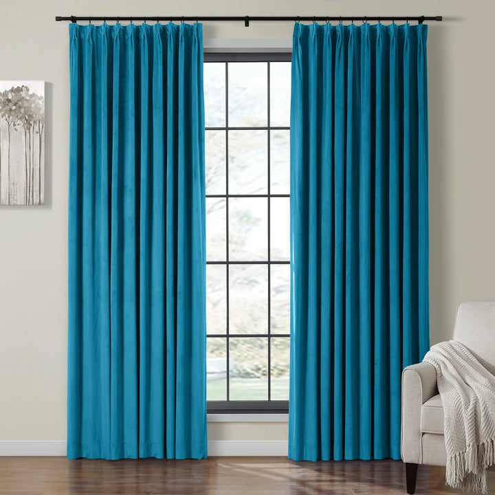 Leon Velvet Curtain Pinch Pleat