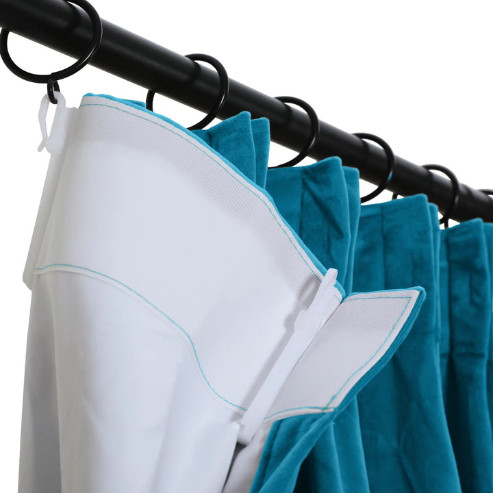 Leon Velvet Curtain Pinch Pleat