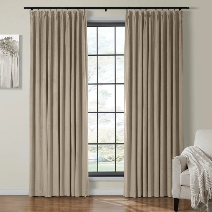 Leon Velvet Curtain Pinch Pleat