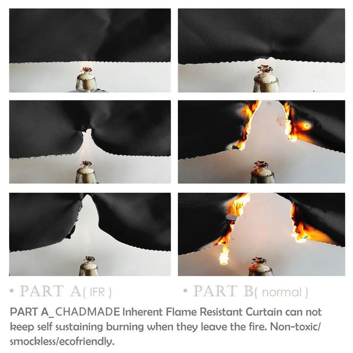 Kolin Fireproof Flame Retardant Curtain Pinch Pleat
