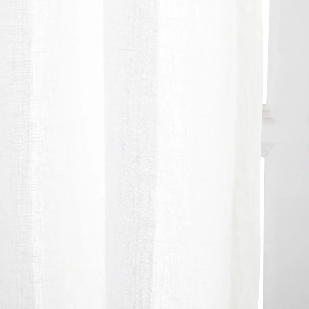 Tonia 100% Linen Curtains Pinch Pleat