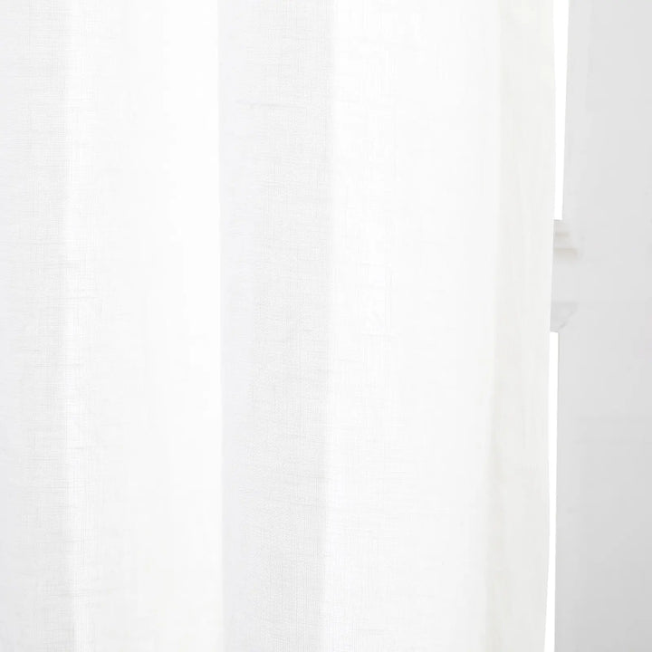 Tonia 100% Linen Curtains Pinch Pleat