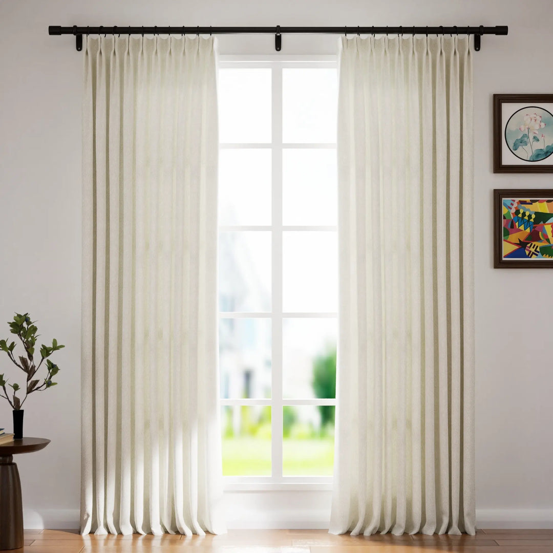 Karly Polyester Twill Curtain Pinch Pleat