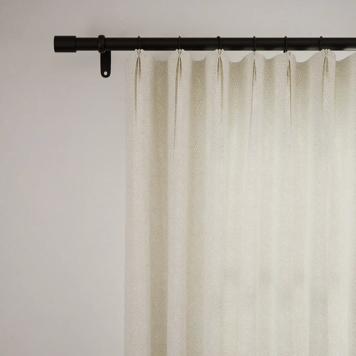 Karly Polyester Twill Curtain Parisian Pleat